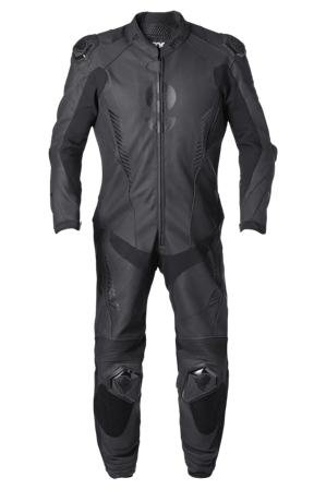 Tuta In Pelle Moto GMS GRC-1 1 Pezzo Nero 58