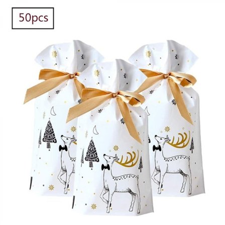 Paket med 50 julgodispåsar, cellofanpåsar