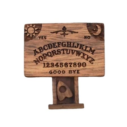 Miniatyr åndebrett med skuff, Ouija-brett hjemmedekorasjon, miniatyr