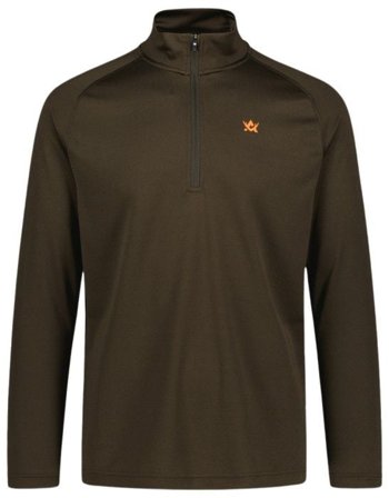 Alaska 1795 M's CoolDry Half-Zip Top Brown