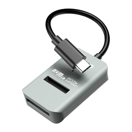 10 Gbps M.2 NVME SSD -kotelo, Type-C M2 PCIE NVME SSD -sovitin, työkaluja ei tarvita, tukee kokoja 2230/42/60/80/2