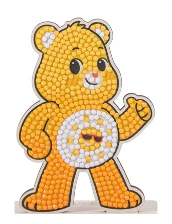 Crystal Art Funshine Bear, Crystal Art Buddy - Yellow - ONE SIZE