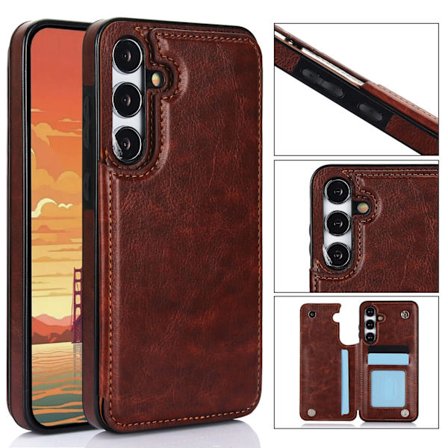 Samsung Galaxy S24 PLUS - Elegant deksel med lommebok/kortlomme