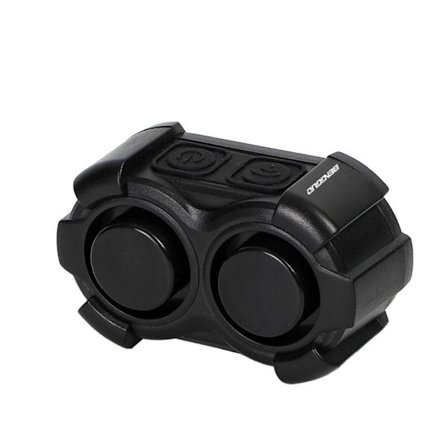 Polkupyörän äänitorvi Valohälytys MUSTA 2 TORVI 2 TORVI