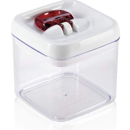 Förvaringslåda - LEIFHEIT - Fresh & Easy - 1000 ml - Elegant design - Enhandshantering