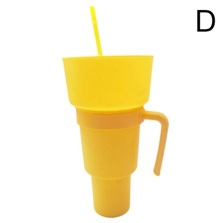 Stadium Tumbler Popcorn Cup Snack Cup Multifunktionell Cup 1000ml