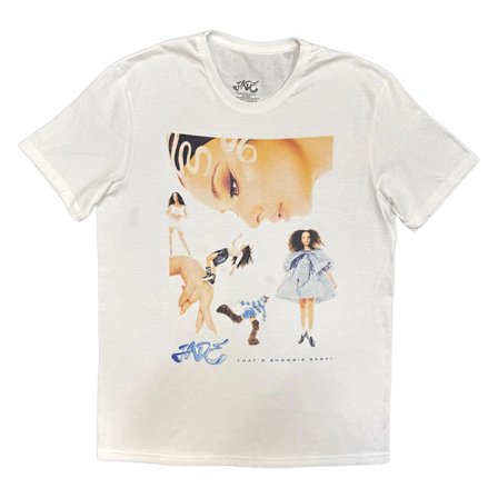 Jade Unisex Vuxen Stone Wash T-Shirt L Vit