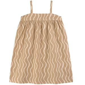 Beau Loves Caramel Stella Wiggle Print Dress 2-3 Years - Dresses - 2-3 years - Beige