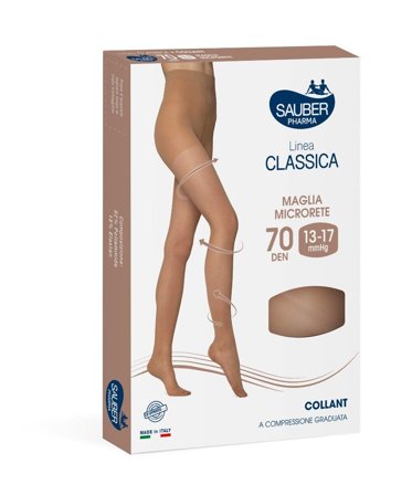 Sauber Linea Classica Collant 70 Den Medio Taglia 3