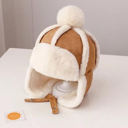 Baby Boy Ushanka korvaläpät talvisotilaslakki unisex lasten catcher-lakki, X-Small-Large