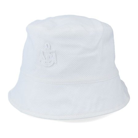 CTH Ericson - Vit bucket Hatt - Kids Jamie Jr. Pique White Bucket @ Hatstore