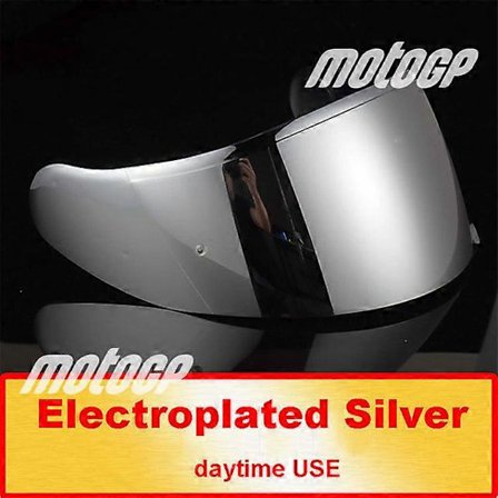 Hjälmvisir Lins Kompatibel med Shoei GT-Air Gt Air2 Neotec CNS-1 CNS1 TC-5 TC-9 Silver