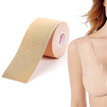 Boob Tape, Nipple Tape, Waterproof Breast Lift Tape, Elastic Comfortable Breast Tape, Strapless Adhesive Sticky