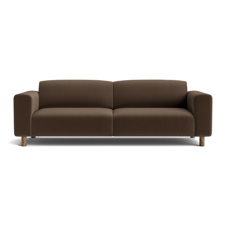 Toledo 3 personers sofa - Lisboa Brun - 237x88x78 - Sofa, 3 personers sofa