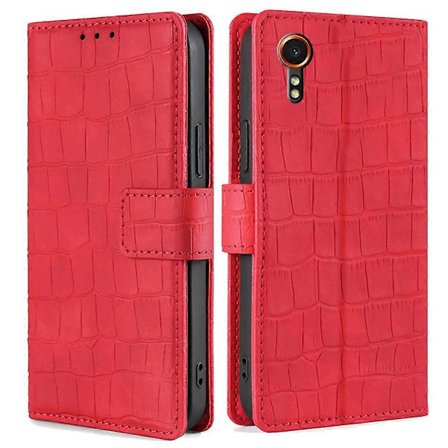 Til Samsung Galaxy Xcover7 Etui Krokodille Tekstur Læderpung Telefon Cover (FMY)