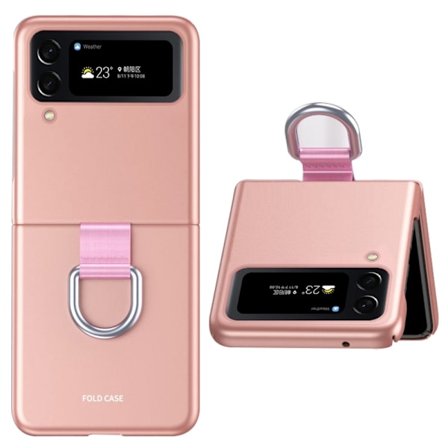 Samsung Galaxy Z Flip4 5G Ultra-slim Anti-fingerprint Skal - Roséguld