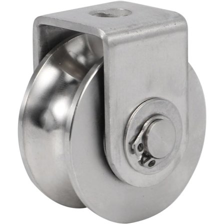 2 tuuman rullapyörän laakerit U-uran hihnapyörät Raskaat irrotettavat uritetut pyörät Materiaalin käsittelyyn ja siirtämiseen