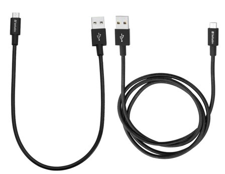 Verbatim Sync and Charge - USB-kabelsett - USB til Micro-USB type B