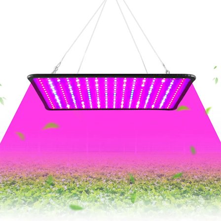 Plantelampe 256 LED, Full Spectrum Plantevekstlys for Innendørs Planter, Frøplante