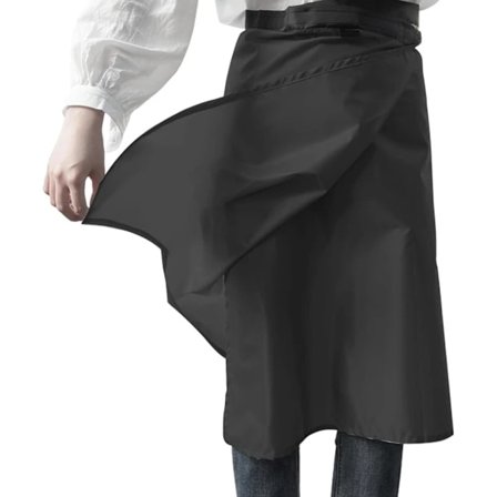 Vanntett regnkilt, ultralett tur- og sykkelkjørt for camping - Svart[JUN] Black