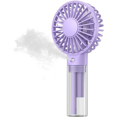 Bærbar Mist Fan - Genopladelig Håndholdt Personlig Spray Vandtåge Fan 32ml Vandtank Mini Kølende Håndfans til Rejser, Udendørs