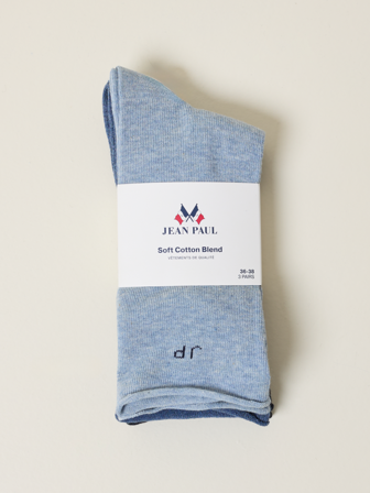 Jean Paul Femme - 3 pk sokker - Dame - Blå - Undertøy - 39-41