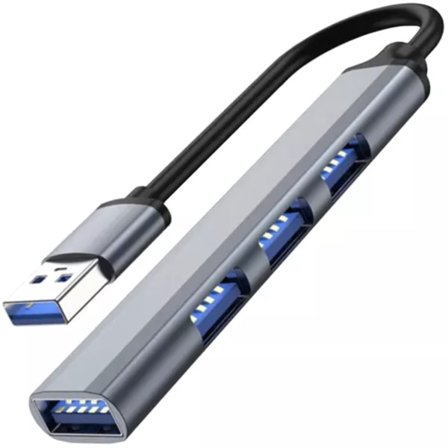 USB Hub 4-porter | USB A til 1x USB 3.0 og 3x USB 2.0