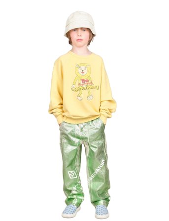 THE ANIMALS OBSERVATORY Shark Kid Sweatshirt Yellow - Yellow - 14 Y