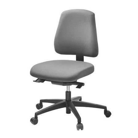 LANAB DESIGN Kontorsstol LD6330 grå u armstöd - Lyreco - Kontorsmöbler och inredning - Stolar och sittmöbler - Kontorsstolar