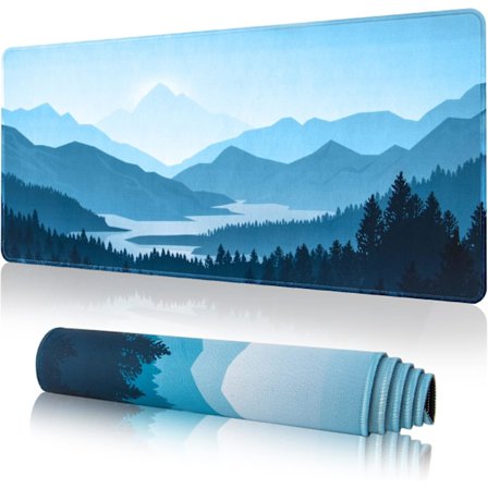 Hiirimatto (800 * 300 * 3 MM) Laajennettu Suuri Hiirimatto Pöytäalusta, Ommellut Reunat Hiirimatto, Liukumaton Kumipohja, XL Pelihiirimatto Toimistoon