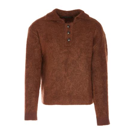 Andersson Bell, Round-neck Knitwear Bruin, Heren, Maat:L