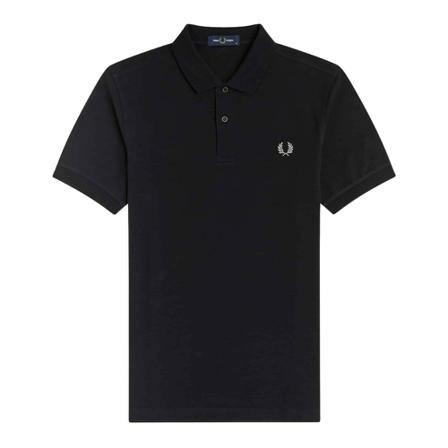 Fred Perry Plain Polo Shirt , Zwart , Heren , Maat: 3XL