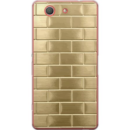 Mobilskal till Sony Xperia Z3 Compact med Gyllene Murstenar
