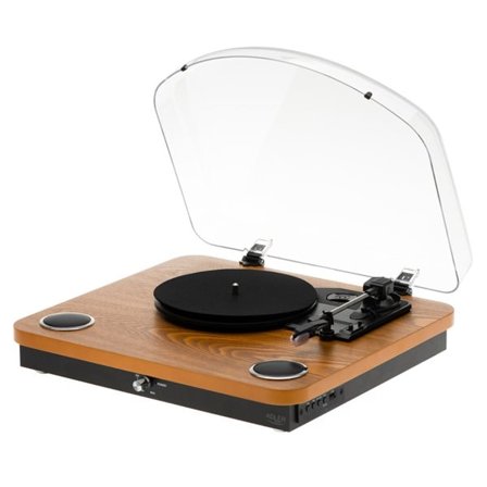 Pladespiller med USB-optagelse, Bluetooth og tre hastigheder