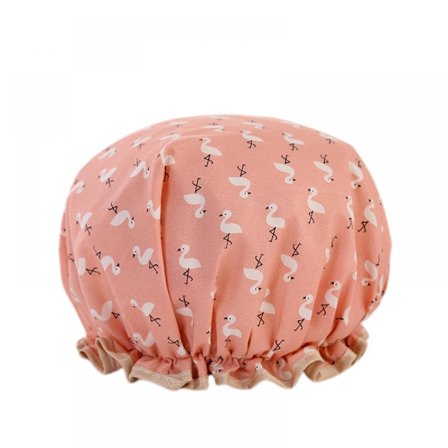 Duschmössor Dubbla Lager Badmössor Vattentäta Designade Satinfodrade Håller Håret Torrt