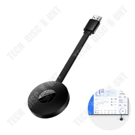 Langaton adapteri - INNOVTEC - TD - 1080P - Musta - Yhteensopiva Androidin ja Applen kanssa