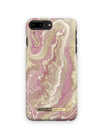 Fashion Case iPhone 7 Plus Golden Blush Marble