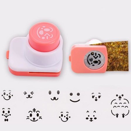 DIY Sushi Verktyg Nori Stans Embossing Enhet Skärare Leende