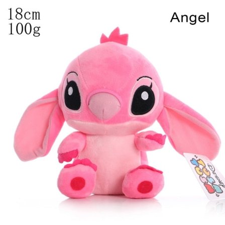 Lilo & Stitch bamse myk plusj dukke 18CM ANGEL engel