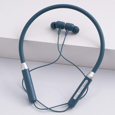 Bluetooth-kuulokkeet, kaulanauhallinen, langaton, korvatulpallinen, liitettävä, korkea äänenlaatu, urheilu, juoksu Green