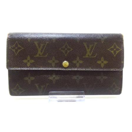 Louis Vuitton Vintage Pre-owned Cotton Pung Brun, Dame Vintage Accessories, Størrelse: ONE Size