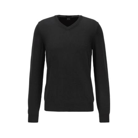 Hugo Boss, Pull Varano Zwart, Heren, Maat:S