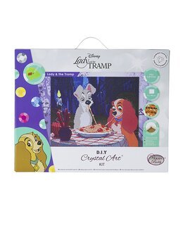 Crystal Art Canvasbild Susi und Strolch