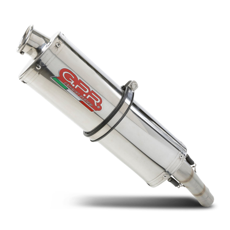 G.P.R. Trioval Slip-On Ruostumaton teräs Kiillotettu - Benelli TRK 502 2017-2020