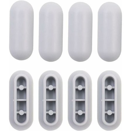 4 kpl Universal WC-istuimen puskuri Universal WC-istuimen puskurisarja Muovinen WC-istuimen puskurin vaihto