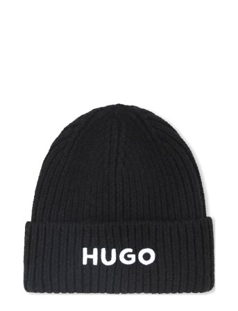 Hugo Kids Pull On Hat - Black - 56/58