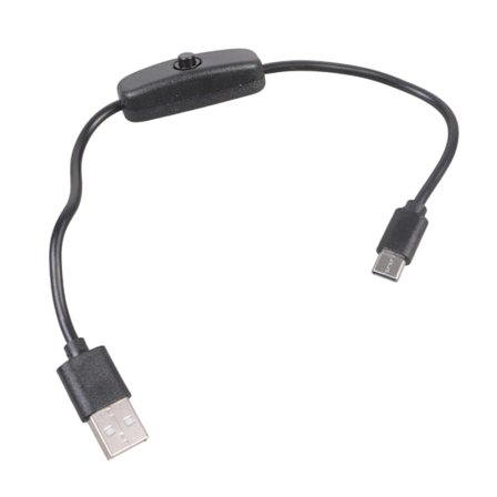 Strømkontroll Ladekabel USB til Type C med brytere, plasttekstur for fleksibel enhetslading i daglig bruk