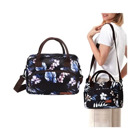 Isoleret madkasse - Stil 1 - Oxford stof - 29x17x23 cm - Letvægt - Multifunktionel