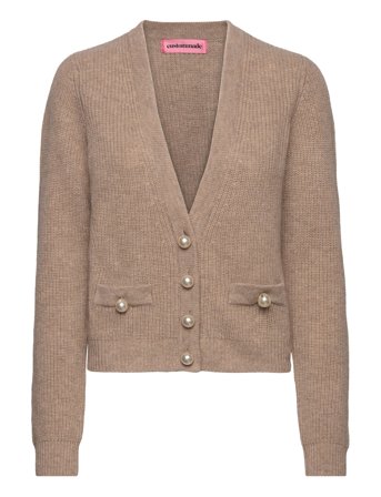 Vevi Strikkegenser Cardigan Svart Custommade*Betinget Tilbud
