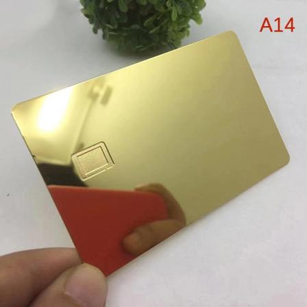 Luottokorttipeili heijastava jäsenlahjakortti sirulla Sl Mirror 24K